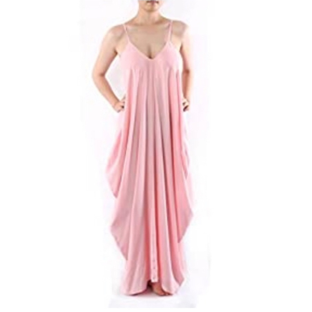 Pink maxi dress